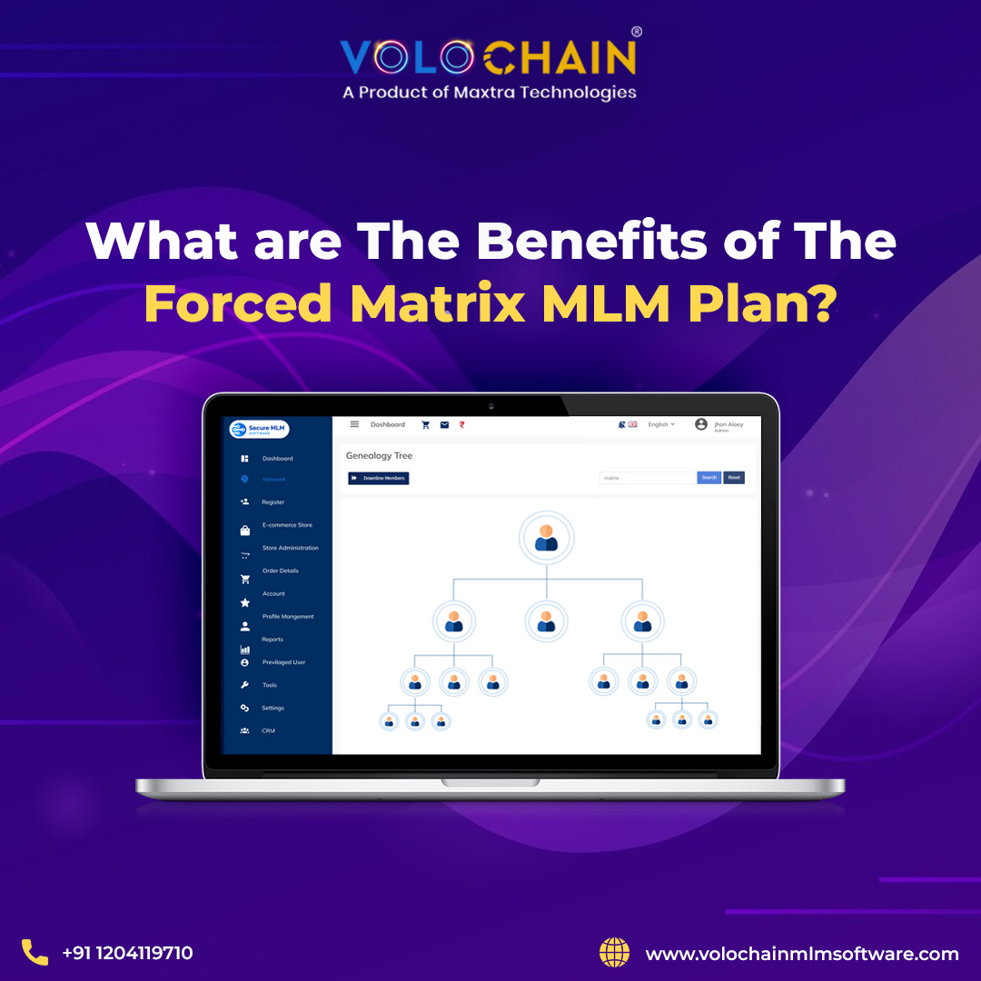 volochain's tweet image. The #ForcedMatrixPlan is a popular compensation plan used in  MLM and network marketing business models. It is a structured system that determines how distributors or affiliates are organized within the network and how commissions are earned.

volochainmlmsoftware.com/.../what-are-t…