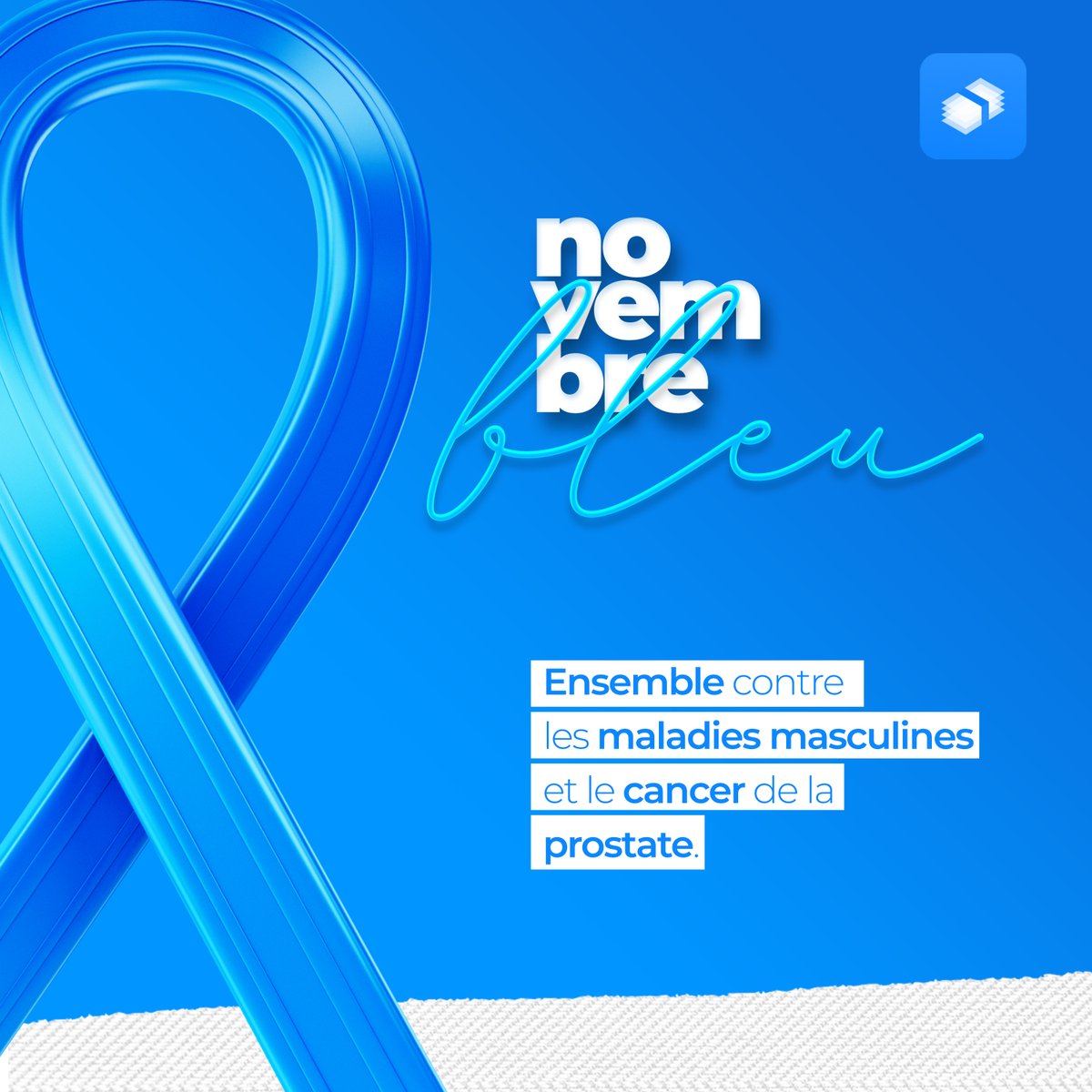 En ce #NovembreBleu, unissons-nous pour sensibiliser les hommes sur les enjeux de la santé masculine. 💙

#santemasculine #novembrebleu #préventioncancers #FedaPay