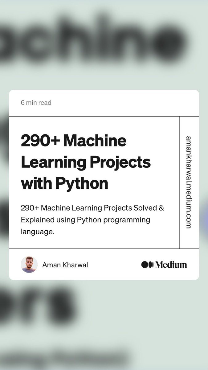 TheOyinbooke's tweet image. Data Ninjas 🥷 , here is the repository of Machine Learning and Data Analysis Project you will need. 

medium.com/coders-camp/23… 

The most comprehensive I have ever seen.
