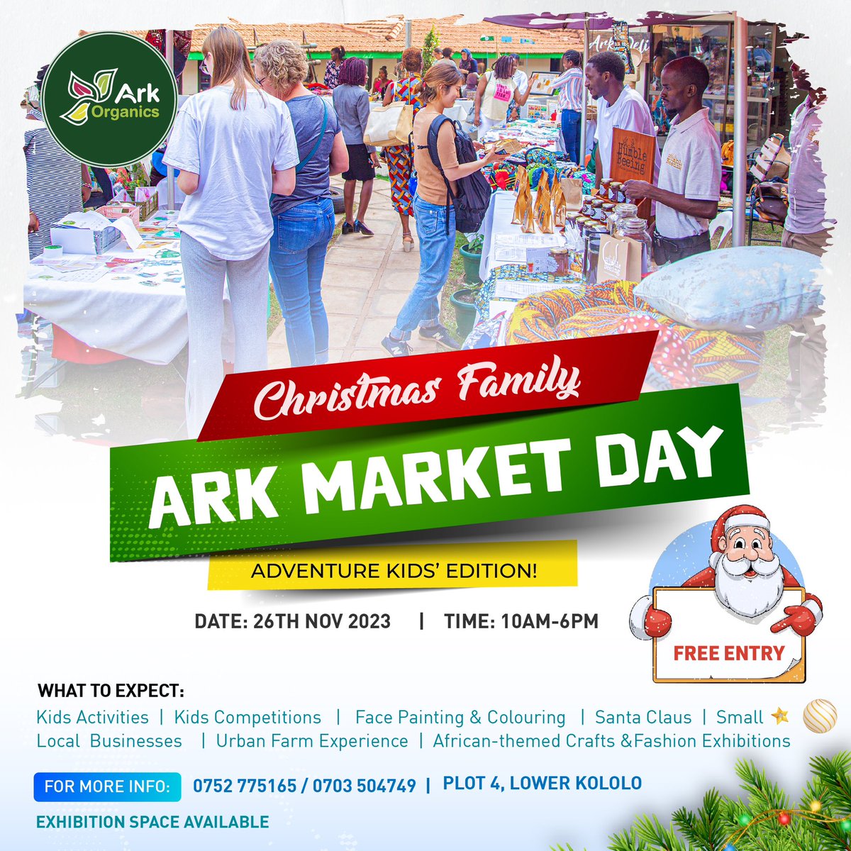 ArkOrganics's tweet photo. It’s beginning to look a lot like Christmas…☺️☺️☺️🎉🎉🎉
Come and discover the hidden gems in your own backyard!

To book a slot : ☎️ 0752775165

#localbusiness #smallbusiness #supportlocal #supportsmallbusiness #handmade #supportlocalbusiness #vendorcallout #arkorganics https://t.co/aFsHtFKQtc
