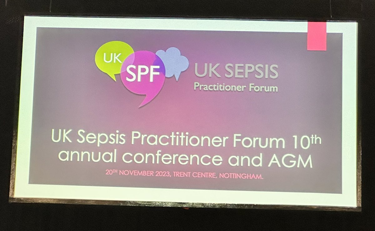 Looking forward to this years annual sepsis conference @MelissaTodd1509 @AITeam123 @UKSepsisTrust @UKsepsisnurses