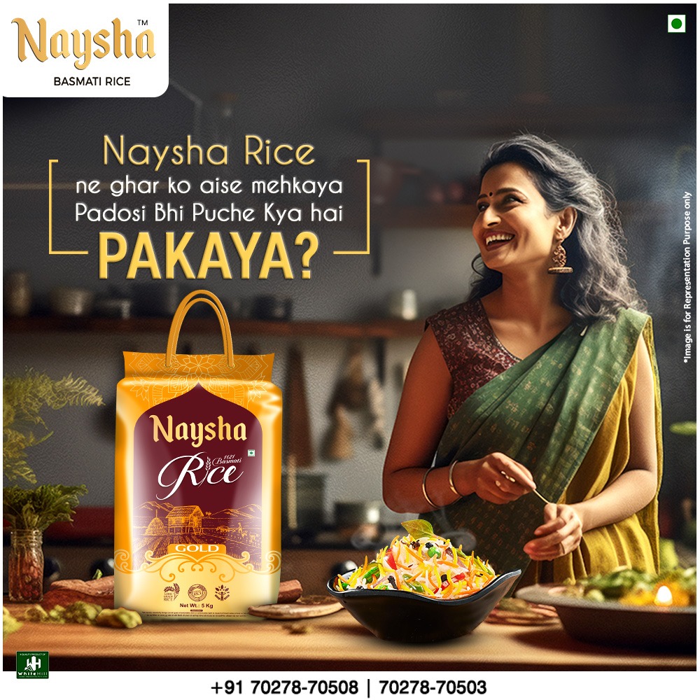 Naysha Rice, not just a staple but the essence that transforms a home into a fragrant haven. So enchanting, even the neighbors can't help but ask, 'Kya hai, pakaya?
.
.
.
#nayshamagic #homecooking #aromaticdelight #cookingexcellence #ricebliss #tasteofnaysha #nayshabasmatirice
