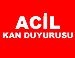 Kıymetli arkadaşımız #UBUNTU ailemizin bir üyesi olan Trabzon KTÜ Farabi hastanesinde hematoloji servisinde yatmakta olan Dilaver Akdemir'e   B Rh+ trombosit kana ihtiyaç vardır. 

NOT:Kan verecek olanların Trabzon Kızılay Kan merkezine Dilaver Akdemir adına kan verdiğini