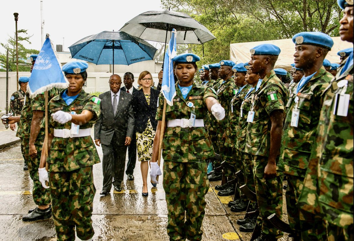 Warmest congratulations to President-elect Joseph Boakai. Here, reviewing UNMIL troops as VP, 2014.