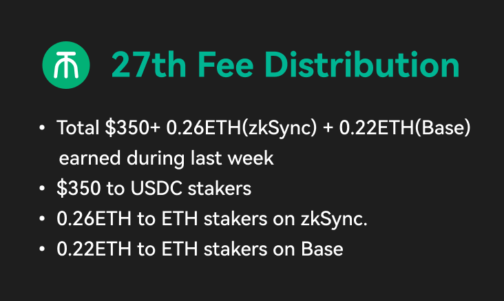 27th fee distribution