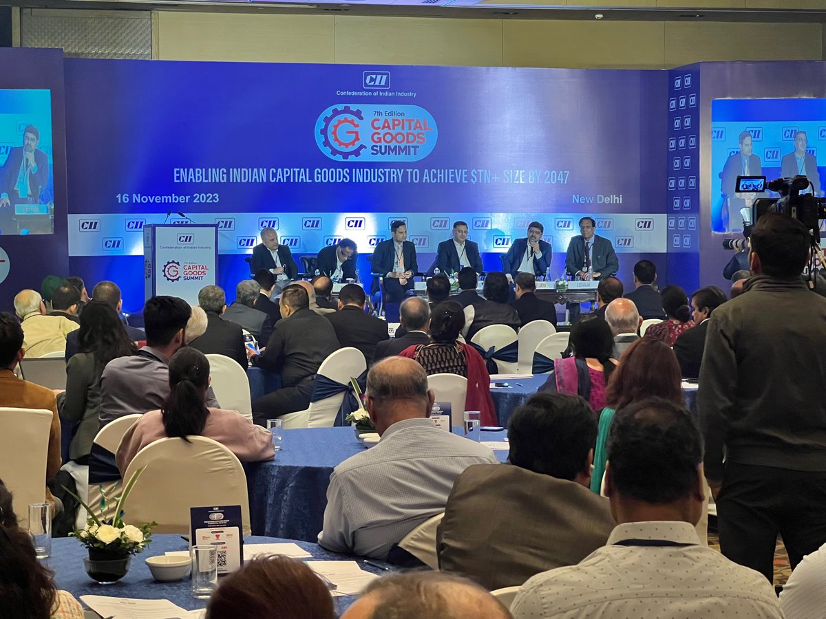 GlobalPayEX's tweet photo. Here’s a glimpse of how we wrapped Capital Goods Summit 2023 organized by Confederation of Indian Industry at New Delhi last week. https://t.co/KgEThFihjp