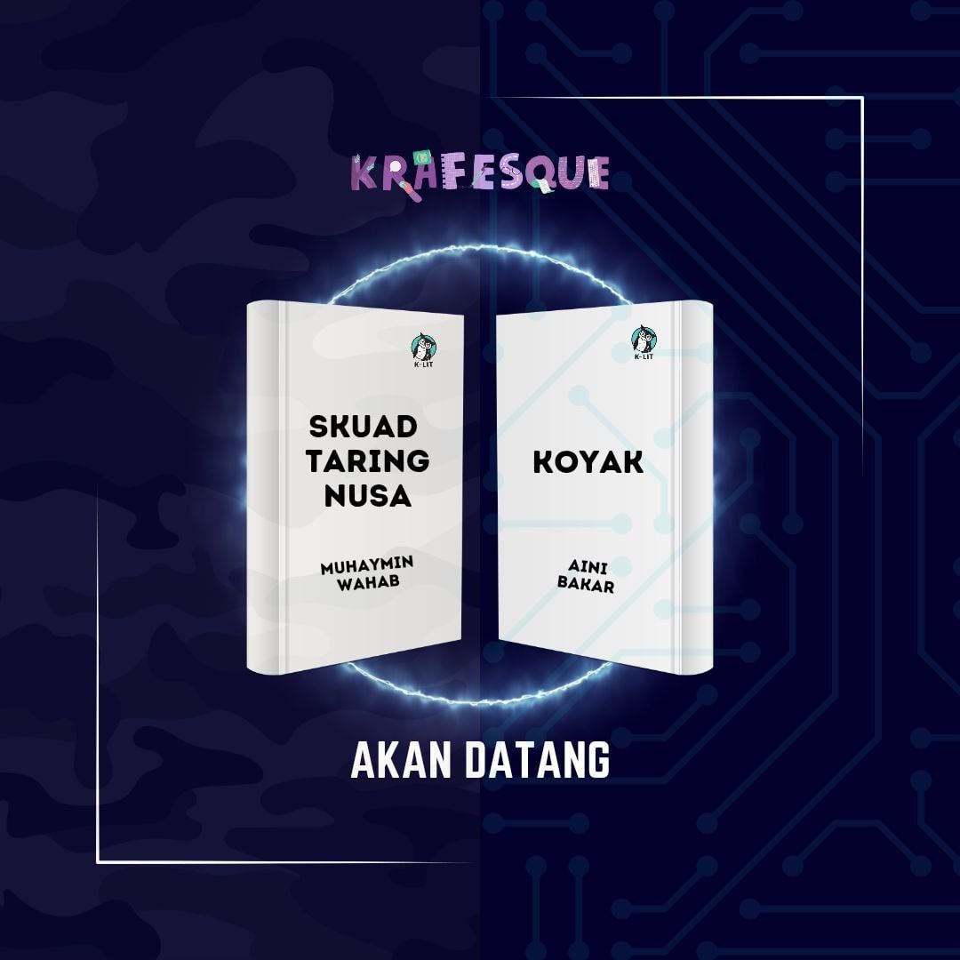 Nainibakar's tweet image. Selain Skuad Taring Nusa, dalam Koyak pun ada pasukan skuad juga. 

Kalau Skuad Taring Nusa daripada Angkatan Tentera Malaysia, kau orang agak skuad dalam Koyak daripada organisasi mana?

#klit
#karangkraf