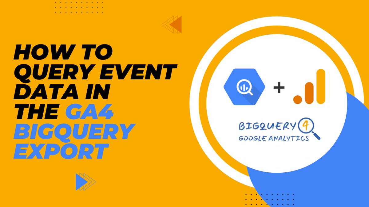 BigQuery 4 Google Analytics tweet media