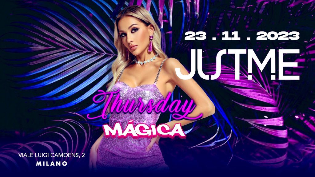 bystaff's tweet photo. Giovedì 23 Novembre consigliamo per un aperitivo in centro a Milano il JustMe.
Ingresso * 15€ dalle 19.30 alle 22.00 comprende :
- Aperitivo a buffet
- 1 drink a scelta 
- Ingresso party con Dj Set e serata “Magica”. 
* Ingresso consentito solo previo accredito in lista nominale https://t.co/ZwUbR87Anr