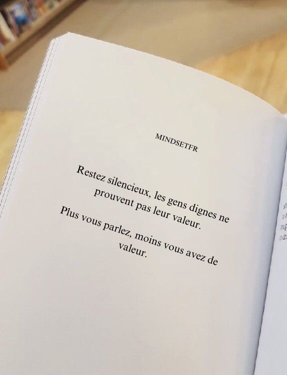 Mindset_FR's tweet photo. Parlez moins, vous verrez plus https://t.co/l3sVJ6xDks