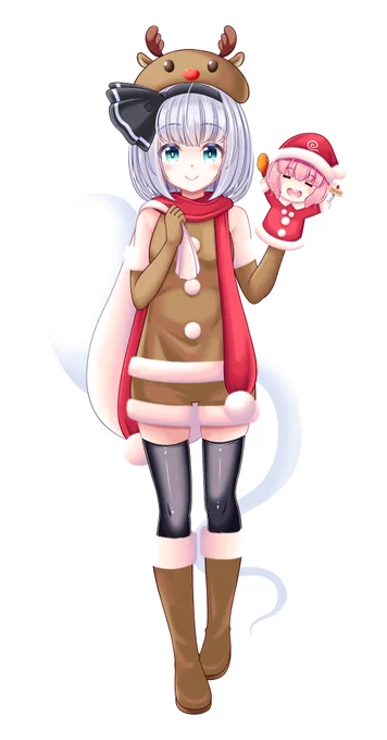 #いい太ももの日 中々太ももを強調したイラストがない 