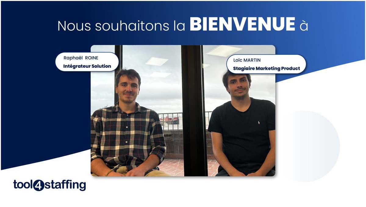 Tool4staffing s’agrandit 🚀​ Et ça promet !​🤯​

Bienvenue à nos deux nouvelles recrues, on ne pourrait pas être plus ravis 🔥​

Toute l’équipe est ravie de les accueillir à Barcelone ! 🎉

Pour en apprendre plus sur Tool4staffing c'est ici 👉​ bit.ly/3MPJEbE