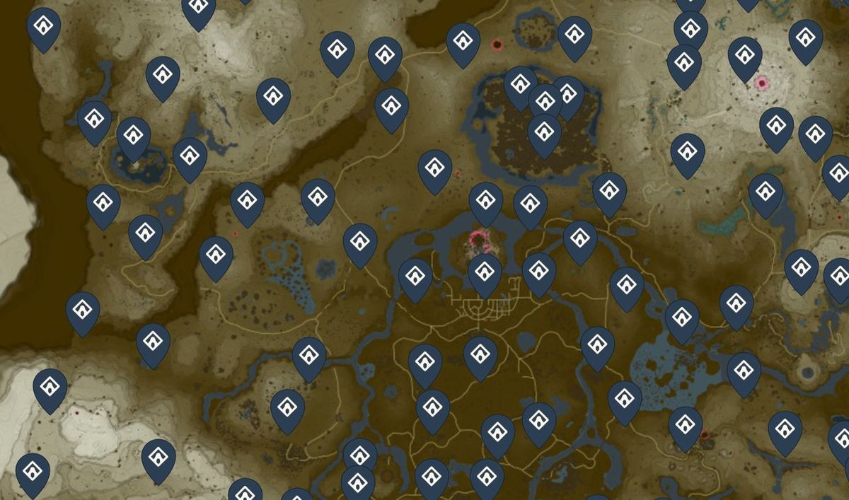 Zelda: Breath of the Wild shrine maps and locations