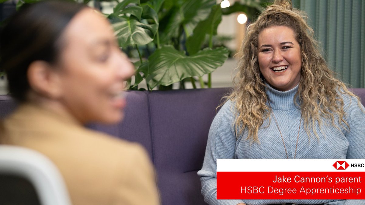 “My son, Jake has just completed his Degree Apprenticeship with <a href="/HSBC/">HSBC</a>. After four years he has a First Class degree, a full-time job in an area of the business he loves – and no student debt! - Jake Cannon’s parent.

Take a look to find out more &amp; apply: 
hsbc.com/careers/studen…