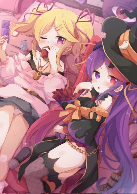 C103の薄い本の表紙予定絵ー
ハロミサキと現実ミサキ半々ぐらいにする予定 