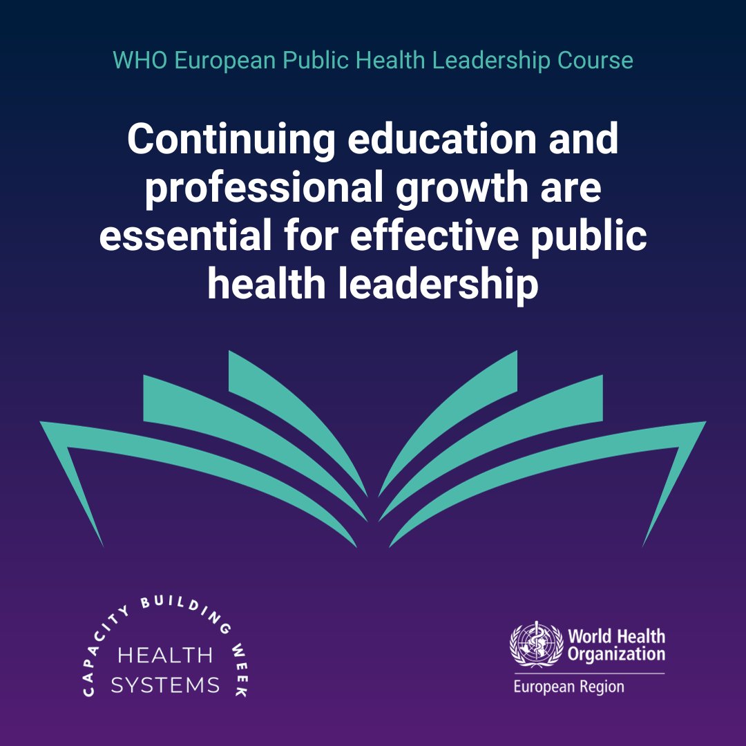 WHO_Europe's tweet photo. With the rising complexity and volume of public health challenges globally, future leaders need to develop new competencies 💡🎓 to prevent crises &amp; minimize their impact.  

Learn how #PHLC2023 is supporting future leaders 👇 

https://t.co/qG4RB45Oyw 

#BuildCapacity4Health https://t.co/WPvTvAhn4A