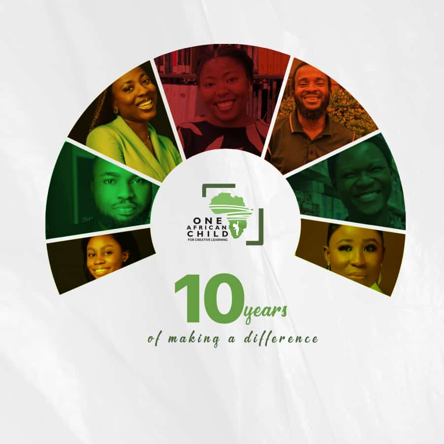 OneAfricanChild (@1african_child) on Twitter photo Today, we celebrate 10 years of growth and progress! We thank our community for a decade of impact and constant support in improving the quality of education in Nigeria and beyond!
#OACAnniversary #10YearsofImpact #OneAfricanChild #TransformingEducation #OAC 
#ADecadeOfImpact Today, we celebrate 10 years of growth and progress! We thank our community for a decade of impact and constant support in improving the quality of education in Nigeria and beyond!
#OACAnniversary #10YearsofImpact #OneAfricanChild #TransformingEducation #OAC 
#ADecadeOfImpact