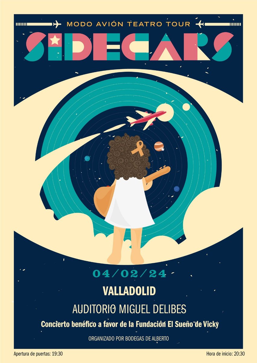puentia's tweet photo. Las 10 de la mañana de este lunes nunca será un momento más. Acaba de abrirse la venta de entradas para el concierto benéfico de @Sidecarsrock en #Valladolid
Será el 4/2/2024 en el @CCMDCyL y supone otro hito en la corta historia de #PUENTIA 
Te contamos por qué y dónde... ⤵️ https://t.co/LShcbnVNXb