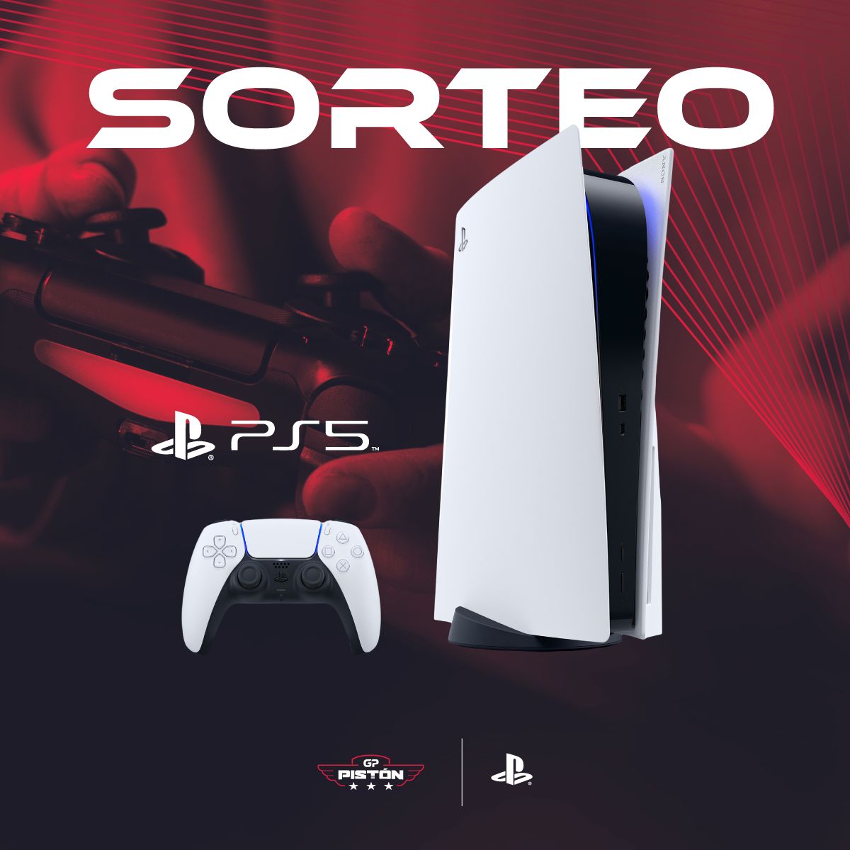 🚨SORTEO PS5🚨

Con motivo de la Final Mundial de la Gran Turismo World Series (1-3 de diciembre) en Barcelona, ¡sorteamos una PlayStation 5!🚀

- Sigue a <a href="/PlayStationES/">PlayStation España</a> y a <a href="/GPPiston/">GP Pistón 🏆</a>
- RT y MG
- Comenta qué coche ganará la Copa de Fabricantes

Activo hasta el 3/12 (18:00h🇪🇦)🍀