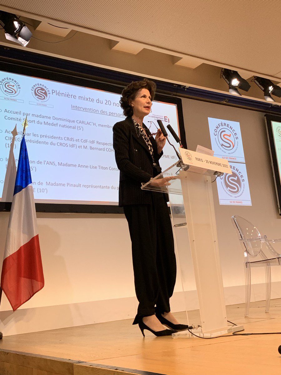 🤗Ravie d’ouvrir au <a href="/medef/">Mouvement des Entreprises de France</a> la Conférence Régionale du Sport Ile de France. Un accueil qui concrétise une nouvelle fois notre engagement à participer à une #gouvernance partagée du #sport. C’est le sens de nos travaux et de nos principaux échanges avec le Mouvement Sportif et le