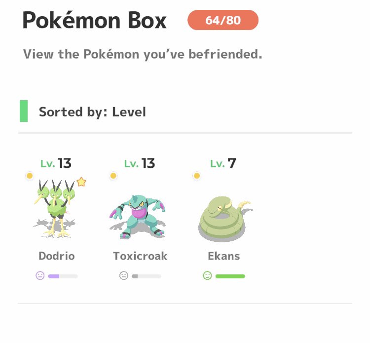 chippie_54's tweet photo. @GlaxonXIII Just the three so far. But I haven’t evolved any of them, I somehow ended up with two fully-evolved shinies. https://t.co/bWxUKZgbvg