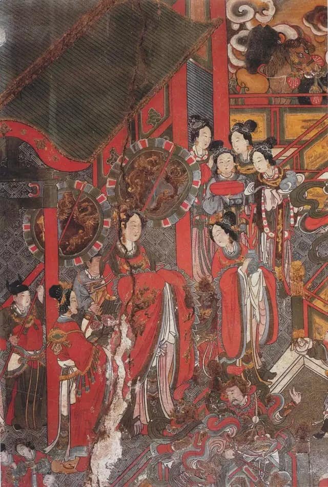 Ming Dynasty Taoist murals at the Fenyang Temple in Shanxi Province ...