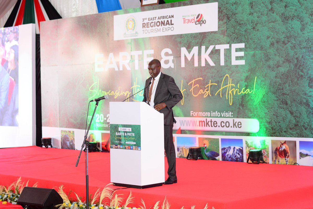 KTBKenya's tweet photo. .#NowSpeaking
Hon. John Ololtuaa, PS. State Department for Tourism @Min_TourismKE
Officially welcomes us to the expo as we look forward to sample what the region offers.✅
East Africa Regional Tourism
Expo Magical Kenya Travel Expo
#MagicalKenya #EarteMkte2023 https://t.co/jyEyAjWKtN
