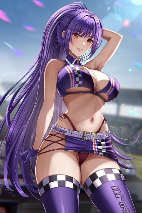 #いい太ももの日💜🏁 