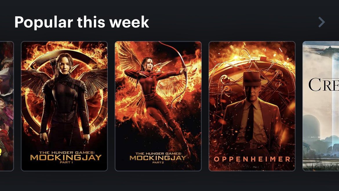 ingvild___'s tweet photo. my favorite triolgy: mockingjay 1, 2 and oppenheimer https://t.co/DxNEa5LPZ0
