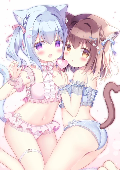 #いいふとももの日ダブル太ももにゃんこ 
