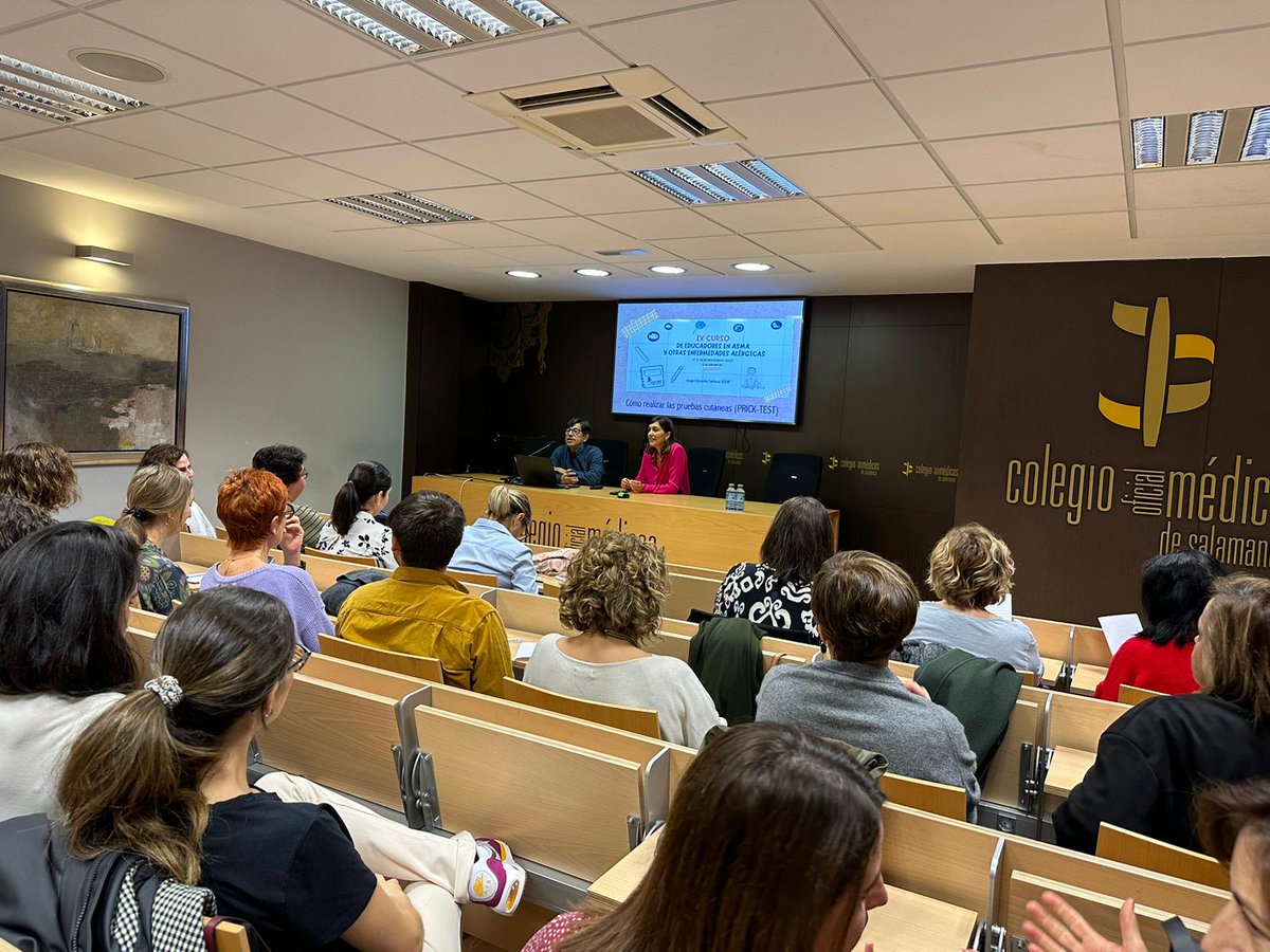 SEICAP's tweet photo. 📢Gran éxito de asistencia en el IX Curso para Educadores en asma y otras enfermedades alérgicas.

👏Gracias al Grupo de Trabajo de Educación Sanitaria de @SEICAP por la organización y a todos los asistentes por hacer posible este curso de alto nivel científico https://t.co/NqUgh9LODd
