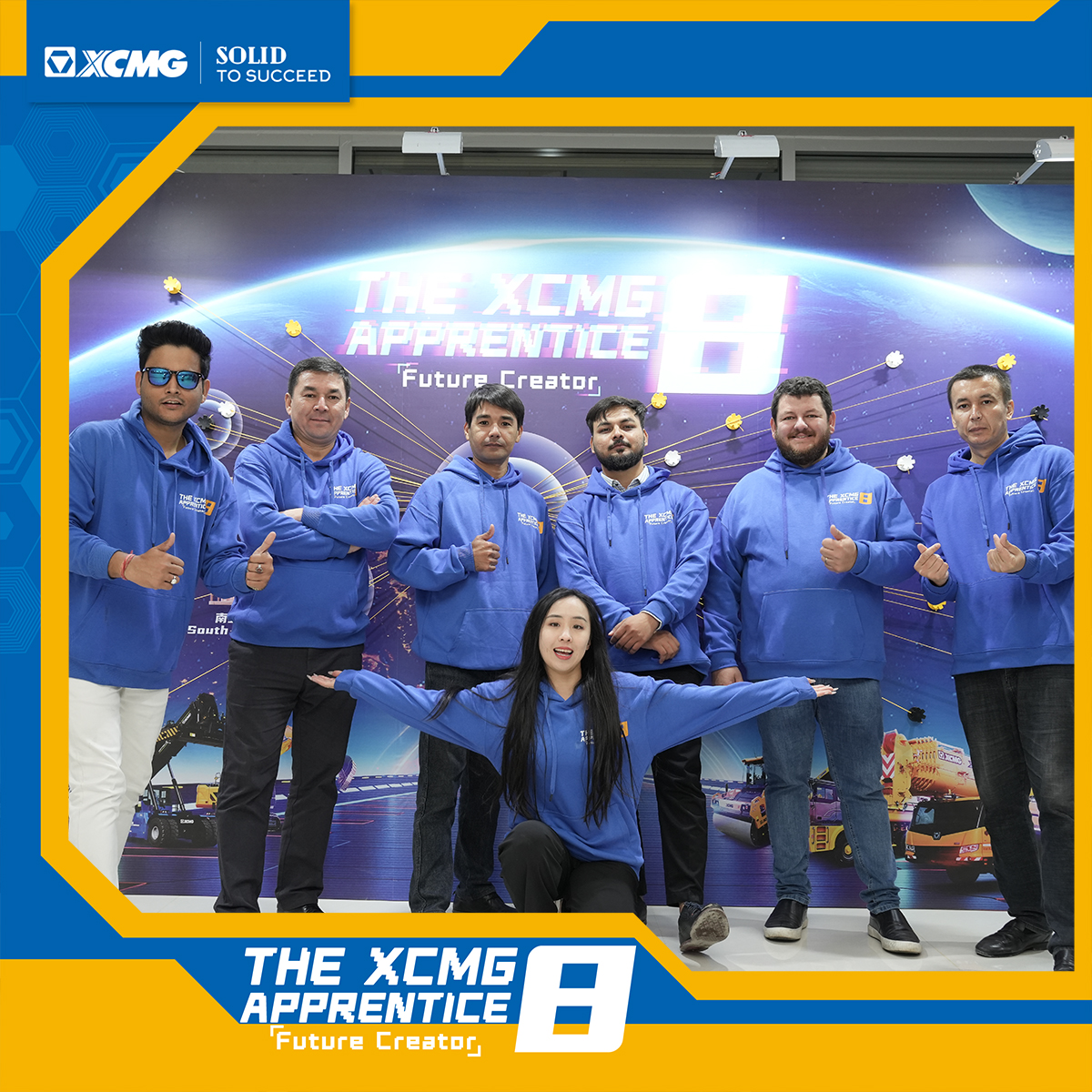 XCMGGroup's tweet photo. Our apprentices with Team XCMG engaged in discussion at the closing ceremony of #XCMGapprenticeS8.
They focused on how to provide intelligent, green, service-oriented, and high-end construction solutions.
#XCMGGlobal #SolidtoSucceed #TogetherwithXCMG https://t.co/KcDPWFZbjU