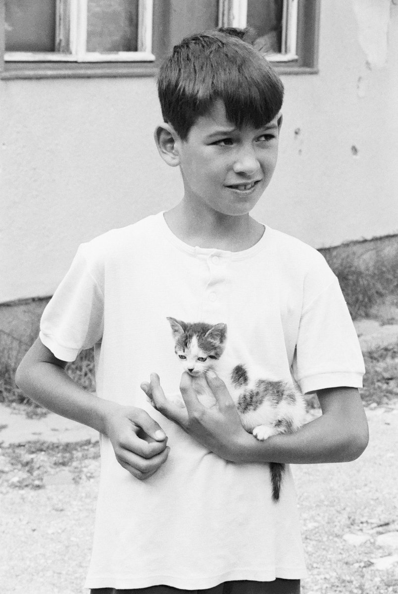 Today is the world #ChildrensDay and we would love to share a photo of just one in thousands of survivors of the #BosnianGenocide.

We are here to tell our story and we are here to stay.

Photo was taken in 1993 by the American photojournalist Thomas James Hurst

#SniperAlley