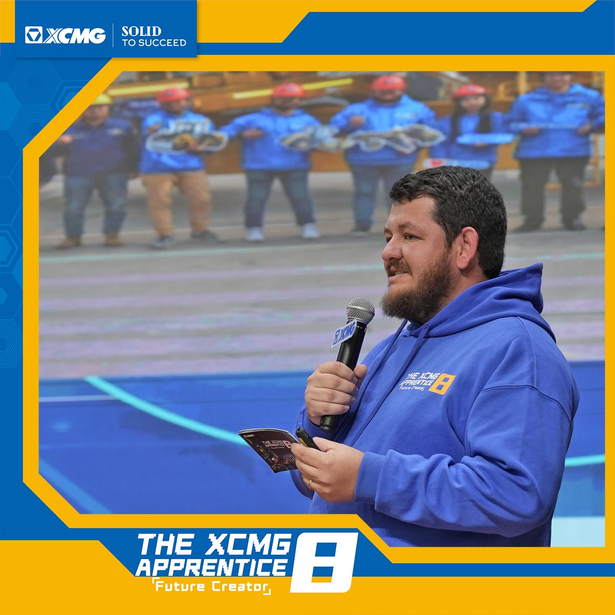 XCMGGroup's tweet photo. Our apprentices with Team XCMG engaged in discussion at the closing ceremony of #XCMGapprenticeS8.
They focused on how to provide intelligent, green, service-oriented, and high-end construction solutions.
#XCMGGlobal #SolidtoSucceed #TogetherwithXCMG https://t.co/KcDPWFZbjU
