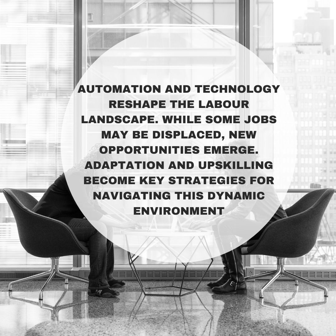 Being adaptive is the best way to overcome any labour market challenges 
#LaborMarket #EconomicInsights #finance #economics #financetips #AutomationImpact #FutureOfWork