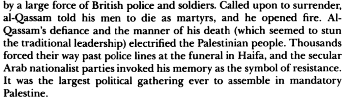 Louis_Allday's tweet photo. On this day in 1935, Izz ad-Din al-Qassam, after whom the Izz ad-Din al-Qassam Brigades are named, was hunted down and killed by British authorities in Palestine after he'd launched a campaign of guerrilla warfare targeting both the British occupiers and Zionist colonisers. https://t.co/OyZhetcE0E