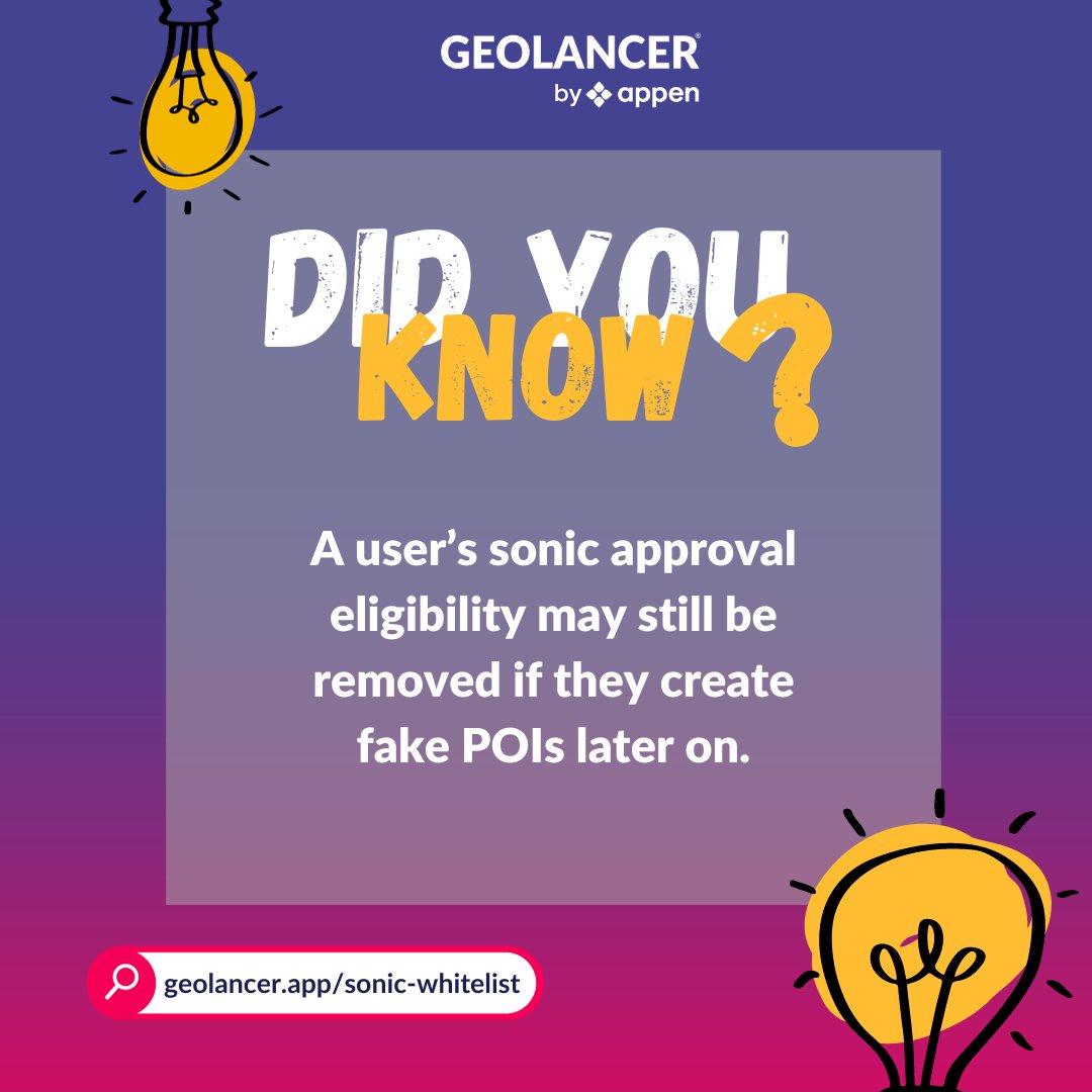 GeolancerApp's tweet image. Here’s a gentle reminder to our dear Geolancers to please take care of your sonic approval eligibility. 🤗

If you don’t have sonic approval yet, don’t forget to sign up for the whitelist on geolancer.app/sonic-whitelist
 
#geolancerapp #cryptocommunity #mappingcommunity