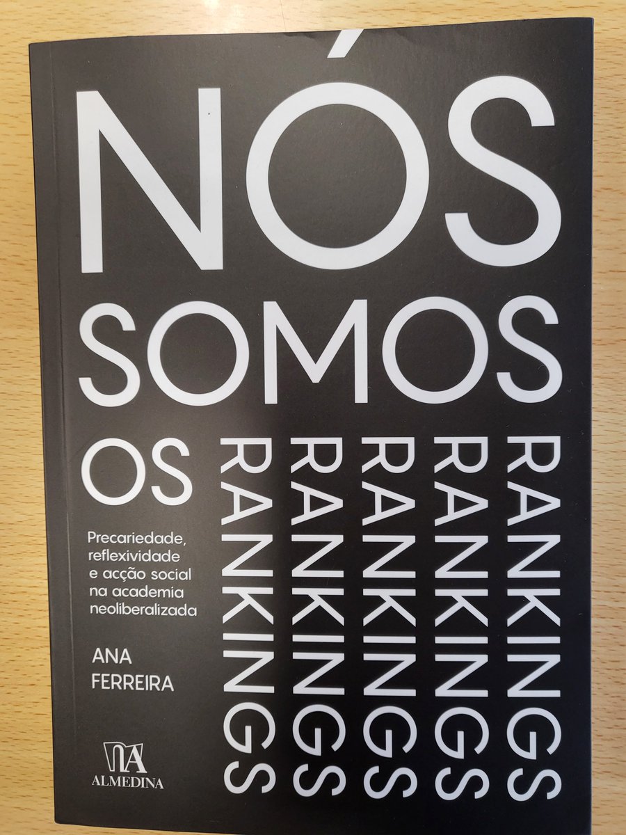 Finally I managed to have some reading time! And guess what? On Science and Science Professionals :). I highly recommend the book by Ana Ferreira "We are the rankings" (free translation from Portuguese). Science is all about People, not numbers!
#researchmanagement