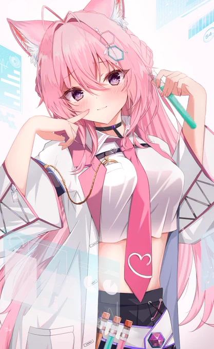 実験中こよりちゃん! #こよりすけっち