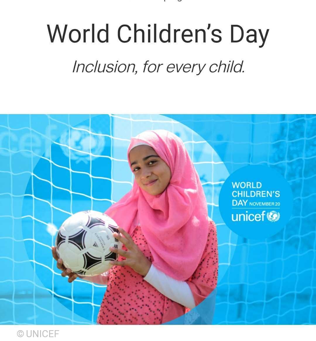 alecngrant's tweet photo. “Discover World Children’s Day – UNICEF’s annual day of action for children, by children.

From climate change, education and mental health, to ending racism and discrimination"

This year's theme is "For every child, every right"
⁠
#worldchildrensday #childrenswellbeing https://t.co/ljJSlAKtxc