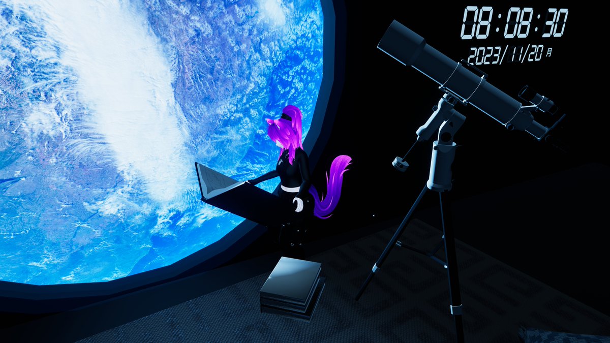 WildWanderer_vr's tweet photo. I will never get the chance to look down on our little blue planet from space IRL, but thankfully we have wonderful VR worlds to help make it happen.

#vrchat #vrchatphotography #vrchatworld #vrchatphotos #vrchatmoments #virtualreality #virtualtravel #virtualtraveller https://t.co/eZsEznnAMr