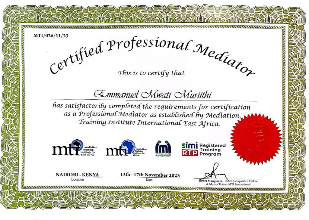 e_mwati's tweet photo. ADR mechanisms including mediation are growing around the World due to the general acceptance across the board of ADR processes as ideal in dispute management. 
As I celebrate my birthday, I am also celebrating becoming a Certified Professional Meditator having undertaken the https://t.co/uzklfO49pD