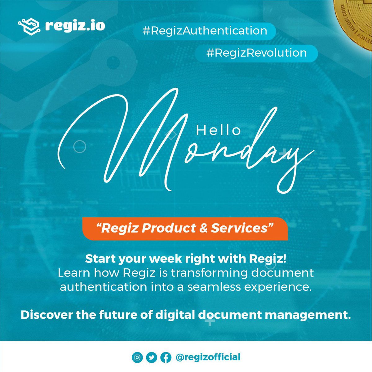CarlyDTishbite's tweet photo. Start your week off by organizing ur digital assets and managing your documents effectively! Remember, a well-organized file structure can pave d way for smoother operations &amp; better decision-making in the world of crypto. Make Monday count! 💼📈
#Docutech #Regiz
@RegizOfficial https://t.co/sF0WZkQL3T