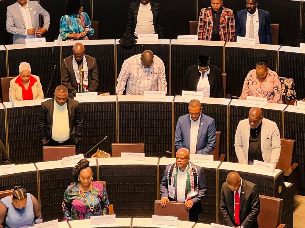 JoburgChiefWhip's tweet photo. Good morning Joburgers

We have convened for the 24th Extra-Ordinary Council Meeting today to elect the new Speaker of Council in the City of Johannesburg. 

#WeServeJoburg https://t.co/f6fSg2RguD