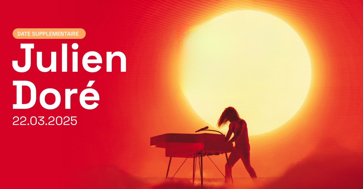 forestnational's tweet photo. DATE SUPPLEMENTAIRE ! @jdoreofficiel jouera également à Forest National le 22 mars 2025. Ne manquez pas ce spectacle ! Tickets sont disponibles dès maintenant ! 🧡
🎟 https://t.co/5NC1W8iNcZ

#JulienDore #DateSupplementaire #ForestNational #Ticketmaster #Tickets @ticketmasterbef https://t.co/KN41GG6ahE