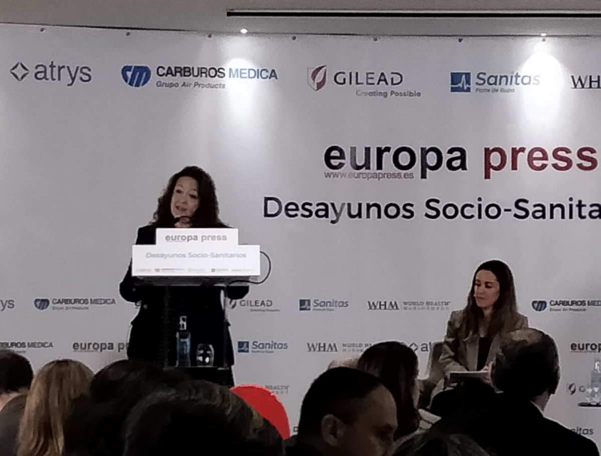 Exitazo de convocatoria #desayunossociosanitarios de <a href="/europapress/">Europa Press</a> con <a href="/FatimaMatute/">Fatima Matute Teresa</a> Consejera de Sanidad de Comunidad de #Madrid