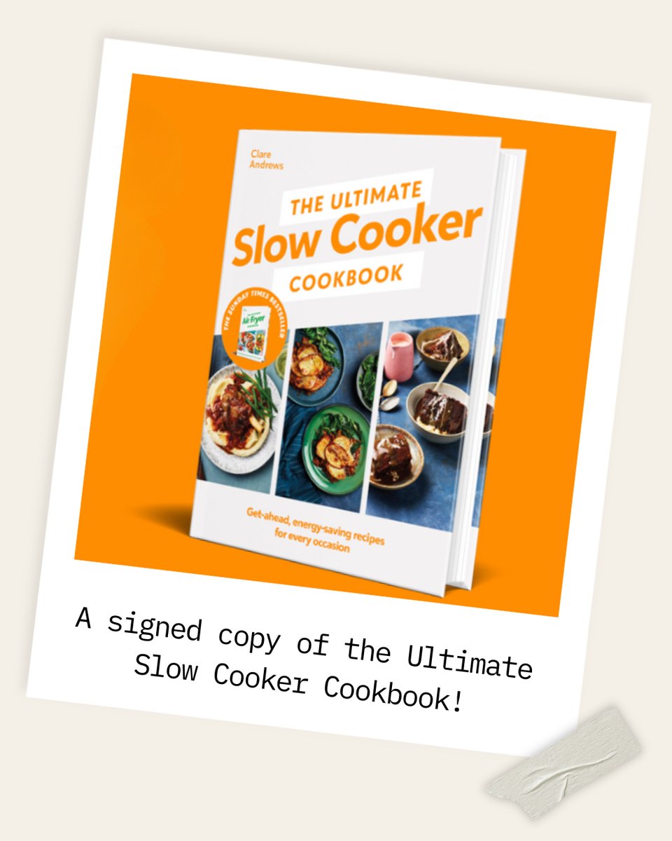 GoatBlends's tweet image. Want to win a signed copy of The Ultimate Slow Cooker Cookbook by Clare Andrews and £30 worth of Seasonings by The GOAT Seasoning Blends?

The more you share the more you win!

goatblends.com/november-givea…

#giveaway #slowcooker #seasonings #win #competition