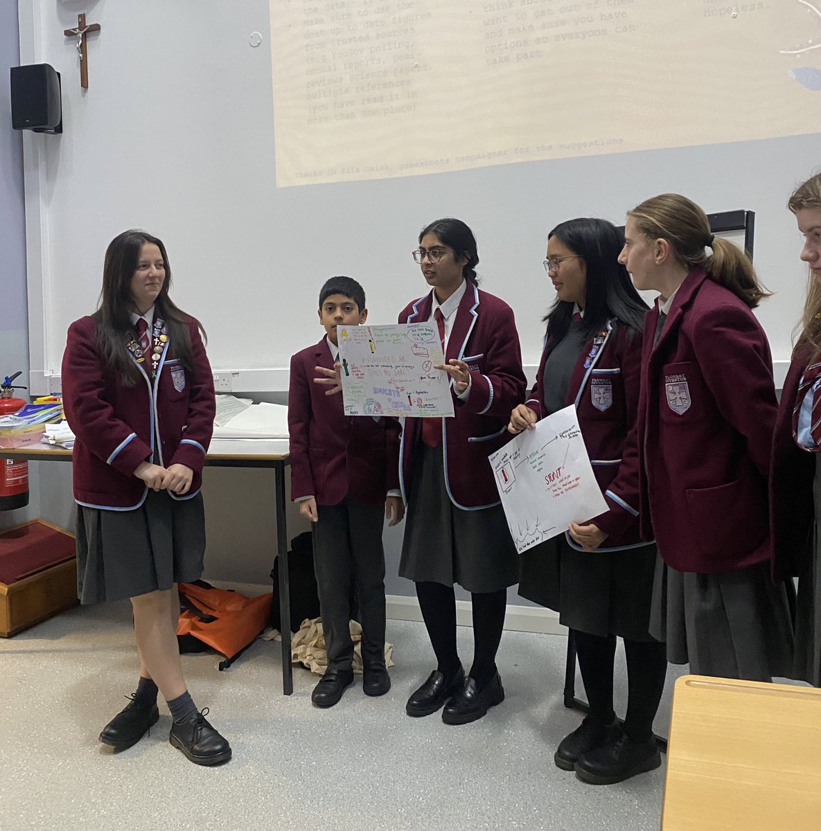 A campaigns masterclass as part of @mcsuk #Scottish education roadshow for #ScottishCareersWeek. ‘Use Your Voice’ with @cathgem2000 showcased different career paths & tools for campaigning at any level, encouraging the pupils to use their voice about issues that matter to them!