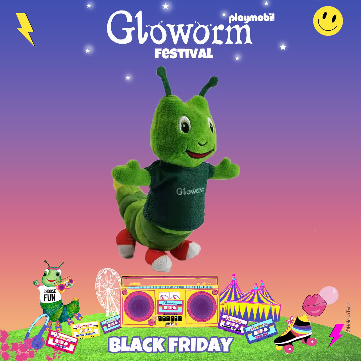 Until Midnight on 24/11/23, you will receive a FREE Gilbert toy with every ticket sale order (one toy per order).🤩 Email info@glowormfestival.co.uk with your order confirmation and postal address and your toy will be sent to you.🎉 glowormfestival.co.uk 🎟️ #BlackFriday