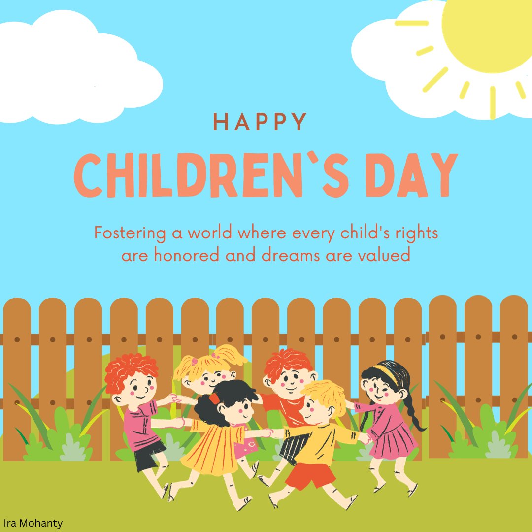 Ira Mohanty (@iramohanty) on Twitter photo Marking World Children's Day, we affirm our commitment to empower and uplift the potential of every young mind.🌎
<a href="/SavetheChildren/">Save the Children US</a> <a href="/UNICEF/">UNICEF</a> <a href="/ChildFund/">ChildFund</a> <a href="/PlanGlobal/">Plan International</a>
#HappyChildrensDay #CelebrateChildhood #EmpowerYoungMinds #ChildrensDayCelebratio Marking World Children's Day, we affirm our commitment to empower and uplift the potential of every young mind.🌎
<a href="/SavetheChildren/">Save the Children US</a> <a href="/UNICEF/">UNICEF</a> <a href="/ChildFund/">ChildFund</a> <a href="/PlanGlobal/">Plan International</a>
#HappyChildrensDay #CelebrateChildhood #EmpowerYoungMinds #ChildrensDayCelebratio